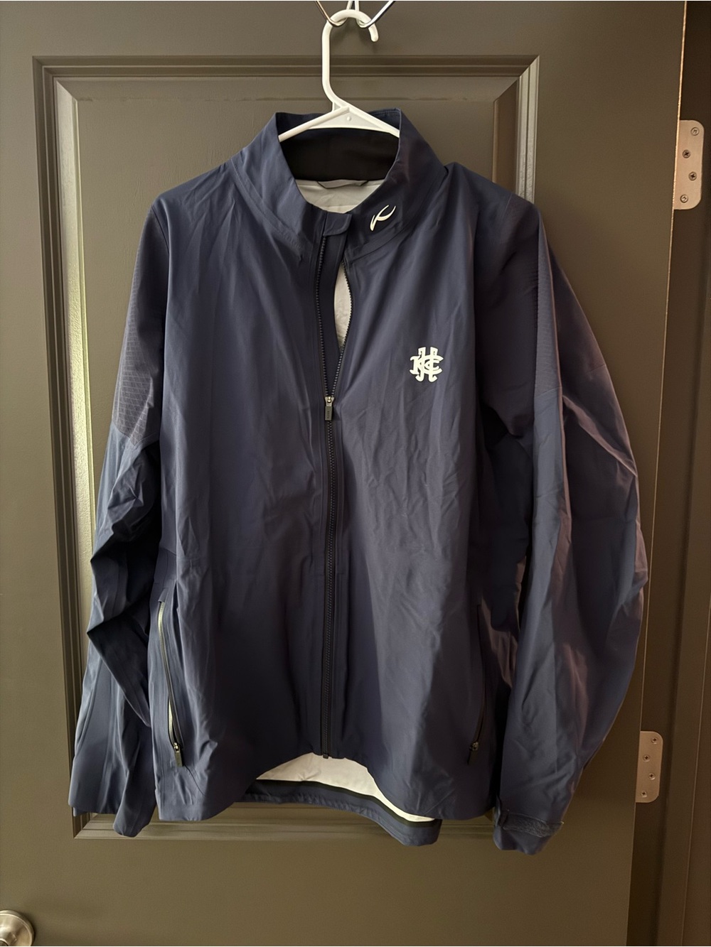 Men's Navy Performance Windbreaker Jacket